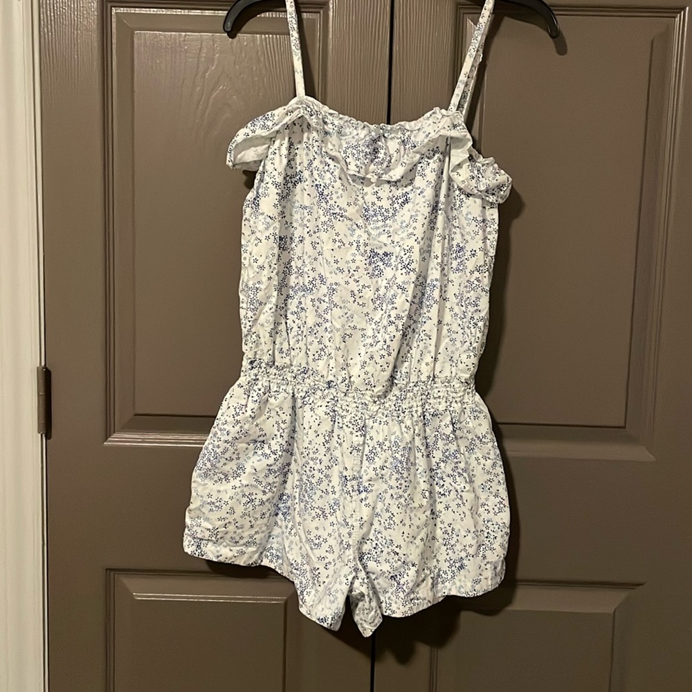 Levi’s White and Blue Romper
